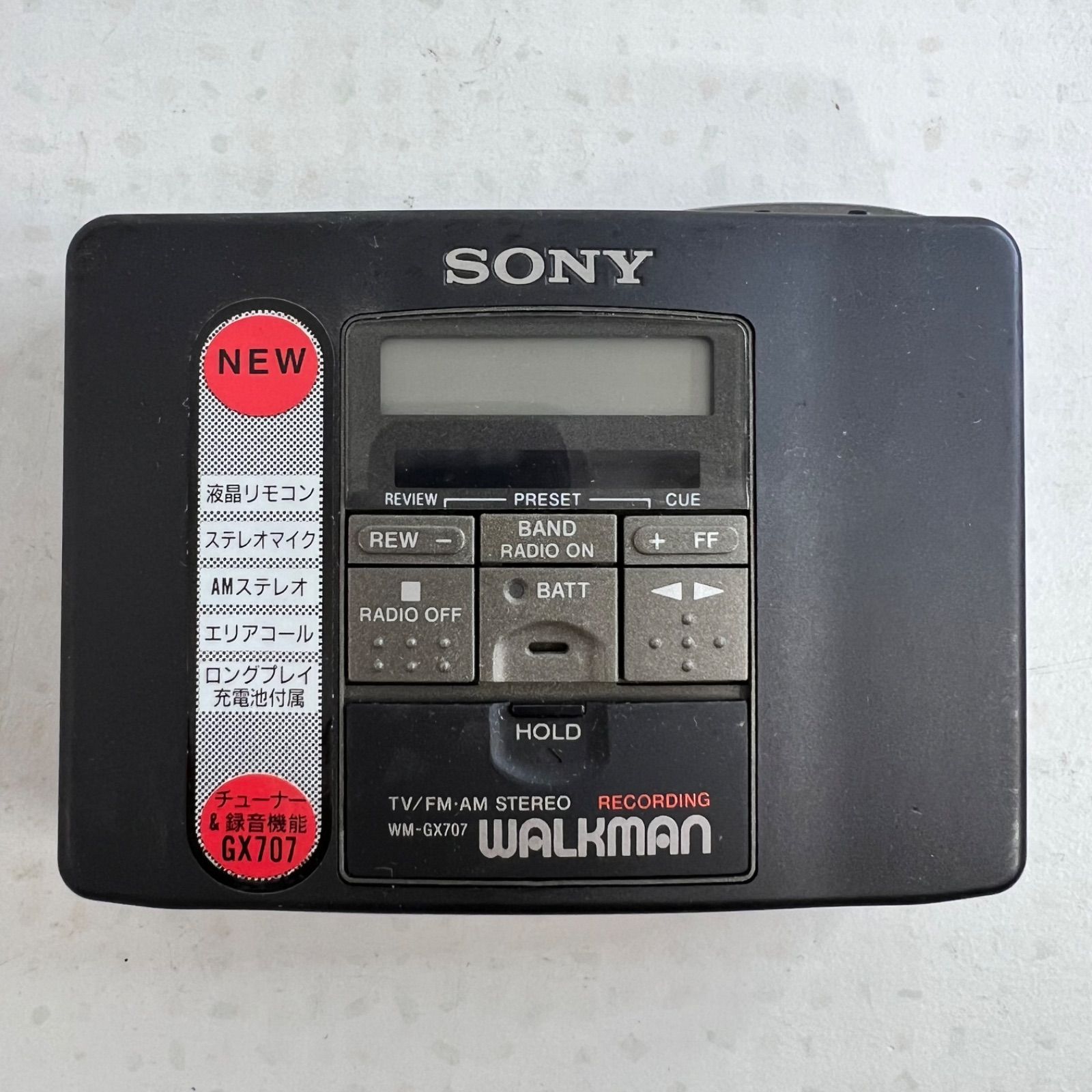 ジャンク】SONY WM-GX707 カセットウォークマン ソニー - メルカリ