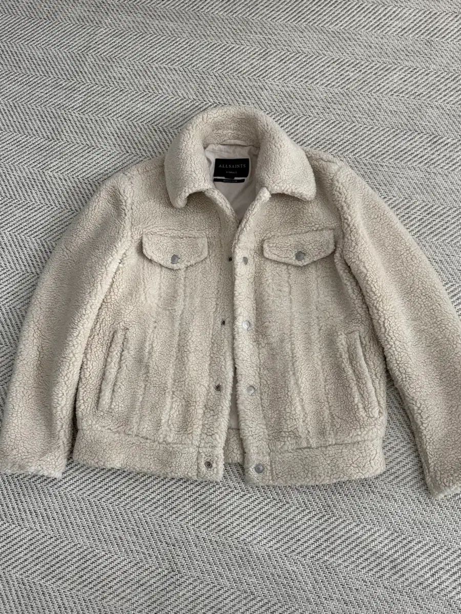 ストア オールセインツ アイボリー フリース ジャケット/S オール