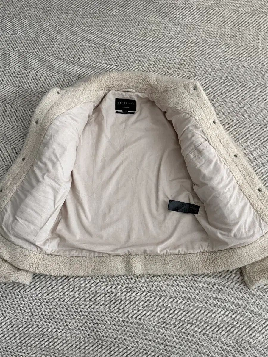 ストア オールセインツ アイボリー フリース ジャケット/S オール