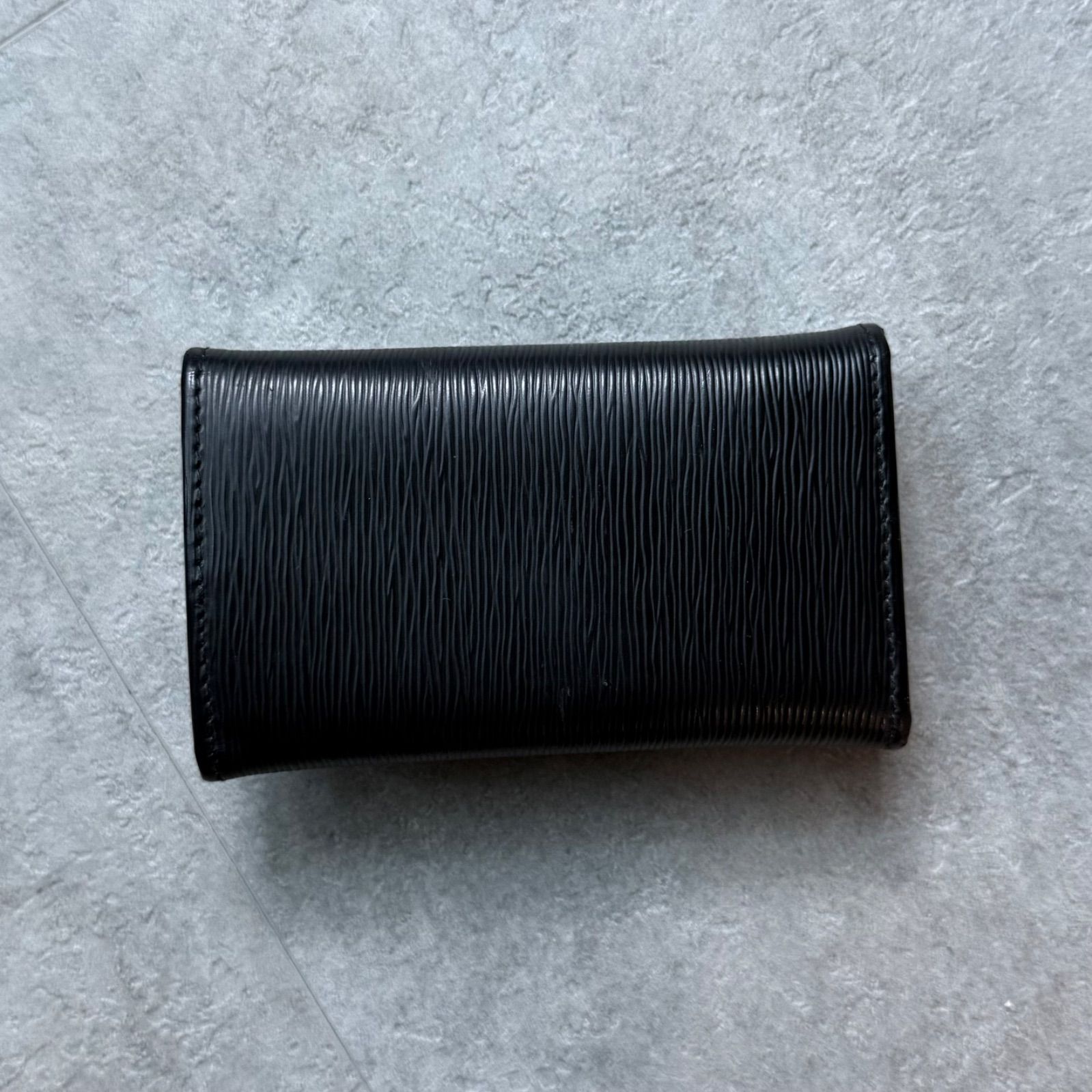 美品 PRADA プラダ キーケース 三角ロゴ トライアングル ヴィッテロ