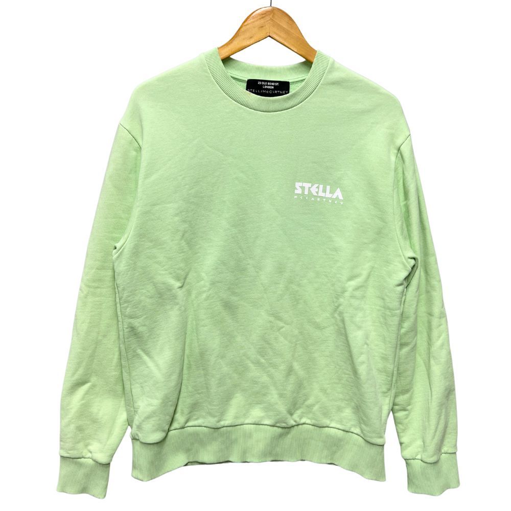 STELLA MCCARTNEY ステラマッカートニー ロゴ プリント スウェット ライトグリーン系 サイズ M 正規品 / 52699 STELLA MCCARTNEY ステラマッカートニー ロゴ プリント スウェット