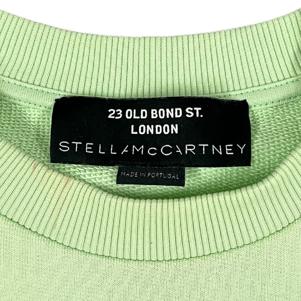 STELLA MCCARTNEY ステラマッカートニー ロゴ プリント スウェット ライトグリーン系 サイズ M 正規品 / 52699 STELLA MCCARTNEY ステラマッカートニー ロゴ プリント スウェット