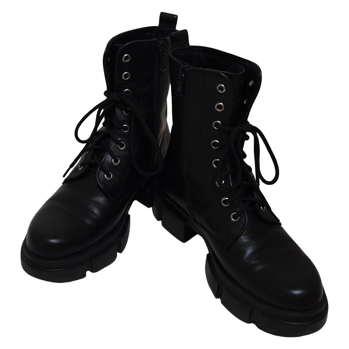 PELLICO(ペリーコ) ショートブーツ 38 レディース - 黒 SUNNY/サイド