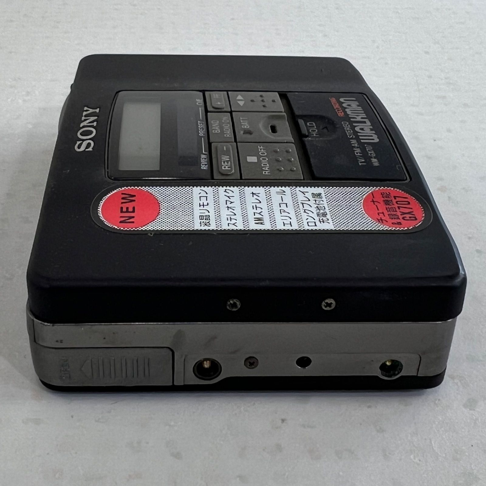 ジャンク】SONY WM-GX707 カセットウォークマン ソニー - メルカリ