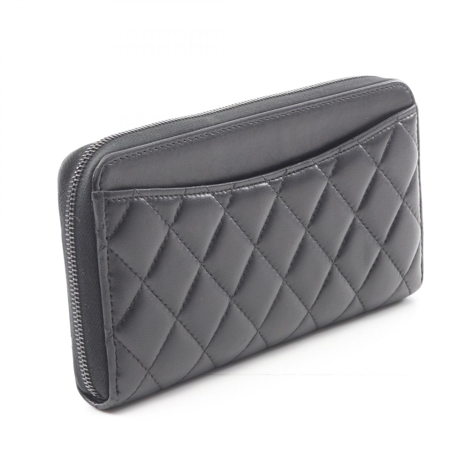 CHANEL シャネル　長財布　ラウンド　ラムスキン　マトラッセ 楽天市場】シャネル 長財布 ラウンドファスナー キャビアスキン レザー