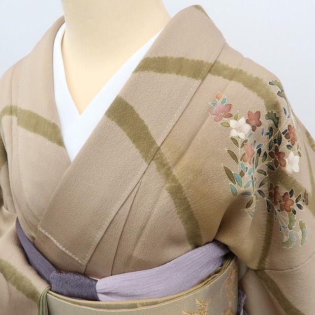 染一つ紋 手描き友禅