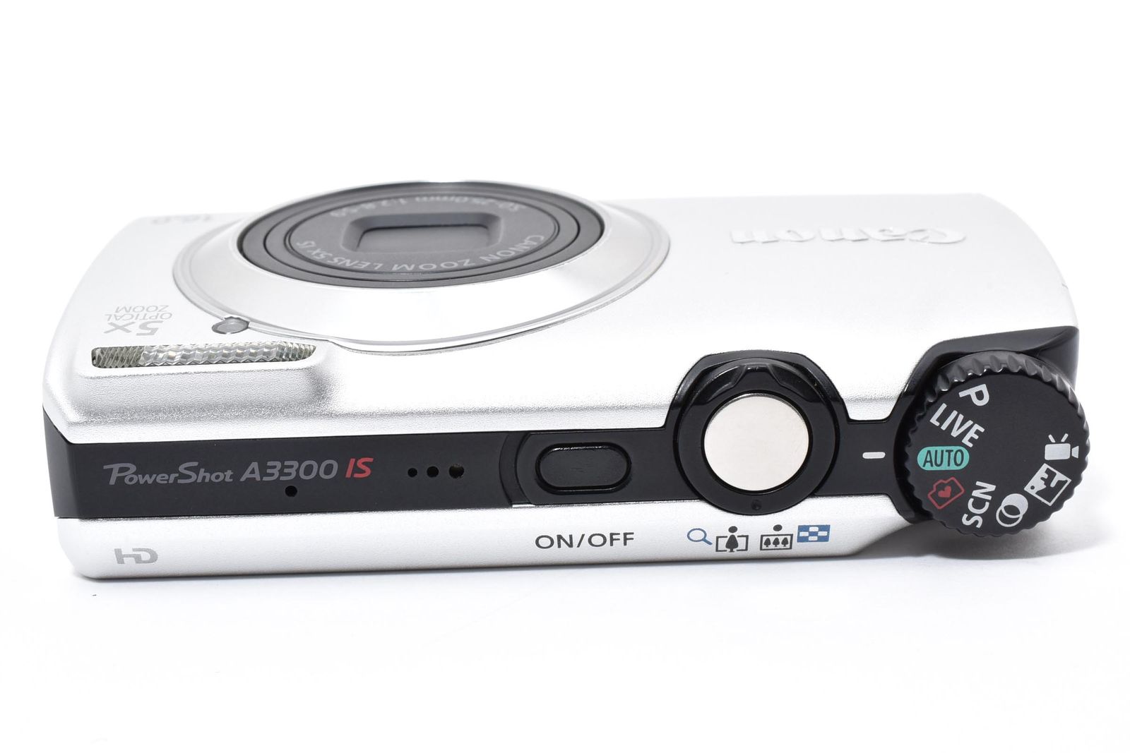 □ 美品 □ キヤノン Canon PowerShot A3300IS シルバー ≪外観動作