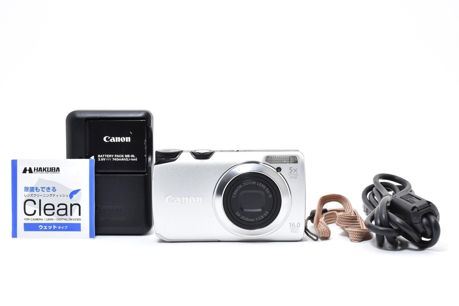 □ 美品 □ キヤノン Canon PowerShot A3300IS シルバー ≪外観動作