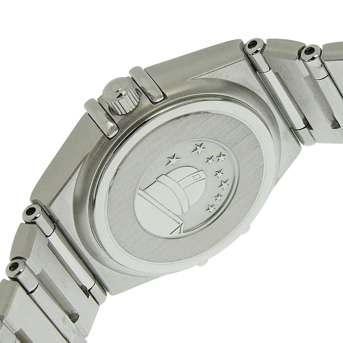  オメガ コンステレーション 1566.86 SS 12 PD ファンシー マザーオブパール文字盤 ライトブルー クオーツ レディース アラモード 腕時計(クォーツ) 腕時計(アナログ)