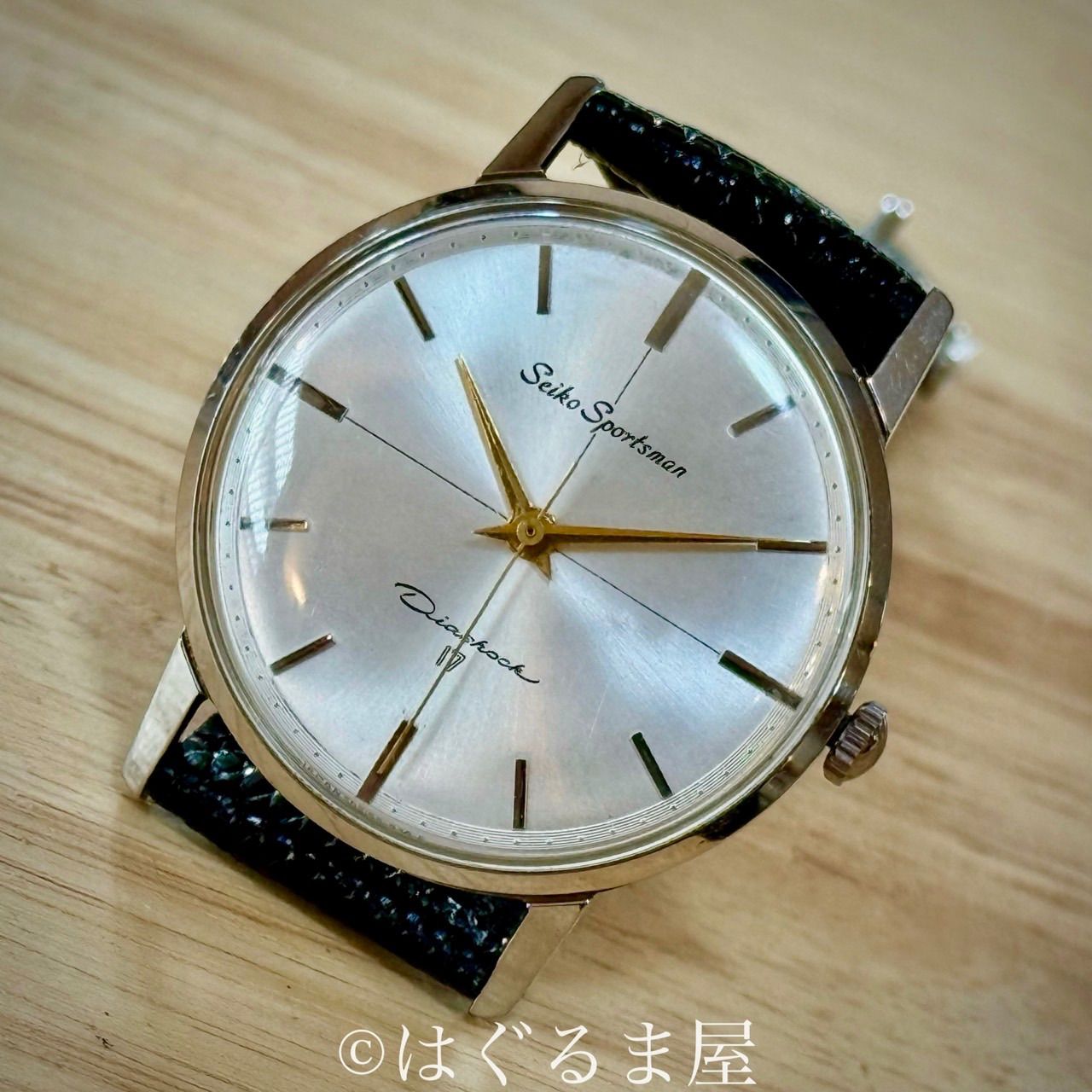 ’62 セイコー スポーツマン 手巻き メンズウォッチ OH済