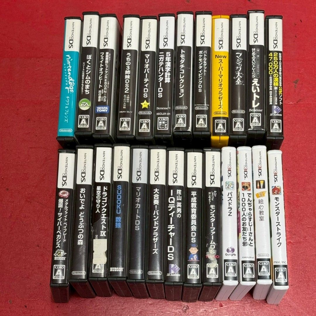 □3DS DS ソフト 25点セット まとめ売り ニンテンドーDSソフト