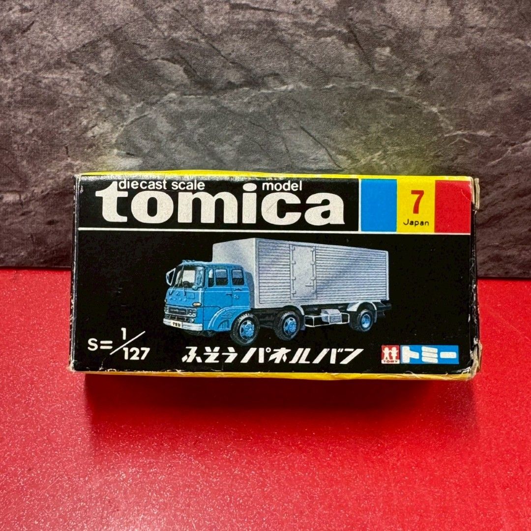 □1/127 ふそう パネルバン 丸運「トミカ No.7」 トラックフェアトミカ