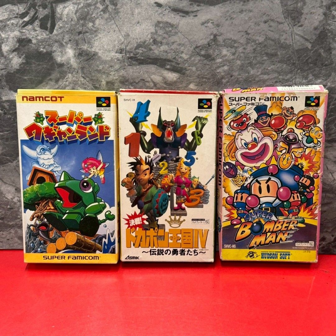□任天堂 スーパーファミコン ソフト 3点セット まとめ売り