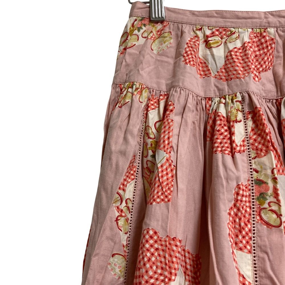 最終値下げ　　ピンクハウススイーツ柄ロングスカート 最終値下げ ピンクハウススイーツ柄ロングスカート 最終値下げ ピンク