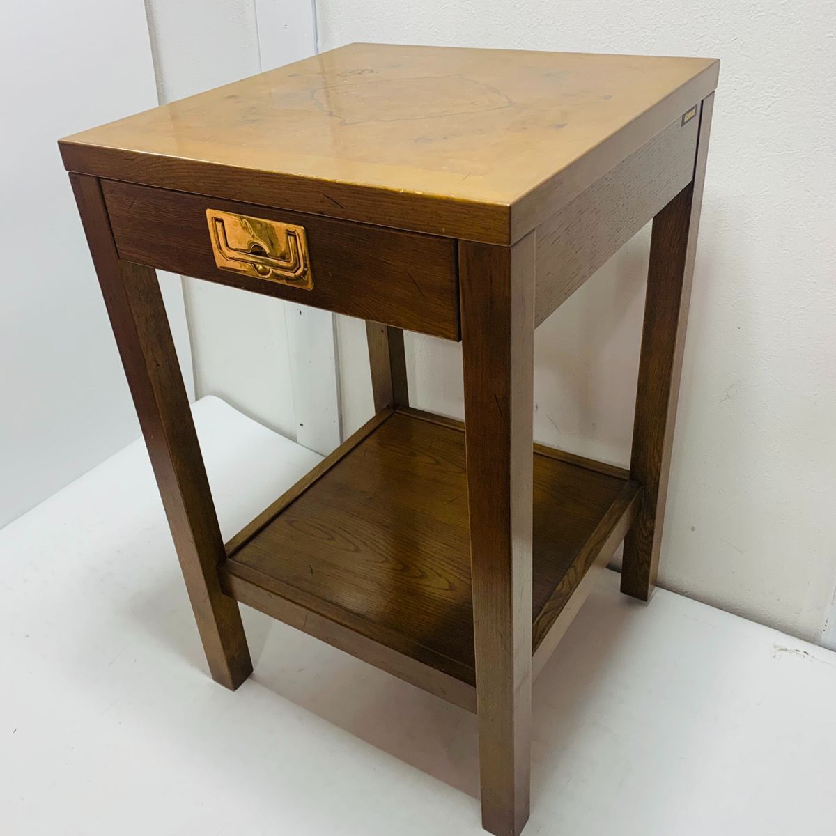 高級家具　domani ドマーニ　サイドテーブル　モーガントン　センターテーブル カリモク家具 domani サイドテーブル モーガントン 木製 抽斗 飾り棚