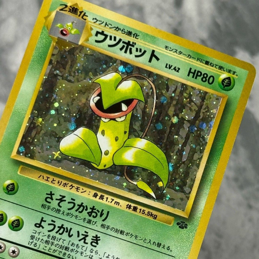 ○旧裏 No.071[☆] ウツボット LV.42 ポケモンカード 十字ホロ 第2弾