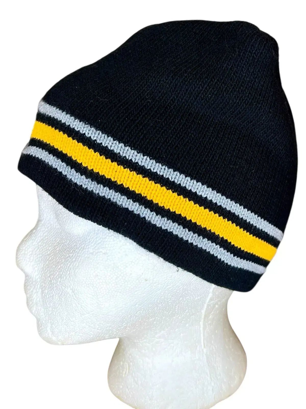 STUSSY スクール SS リンク ロゴ ストライプ ビーニー