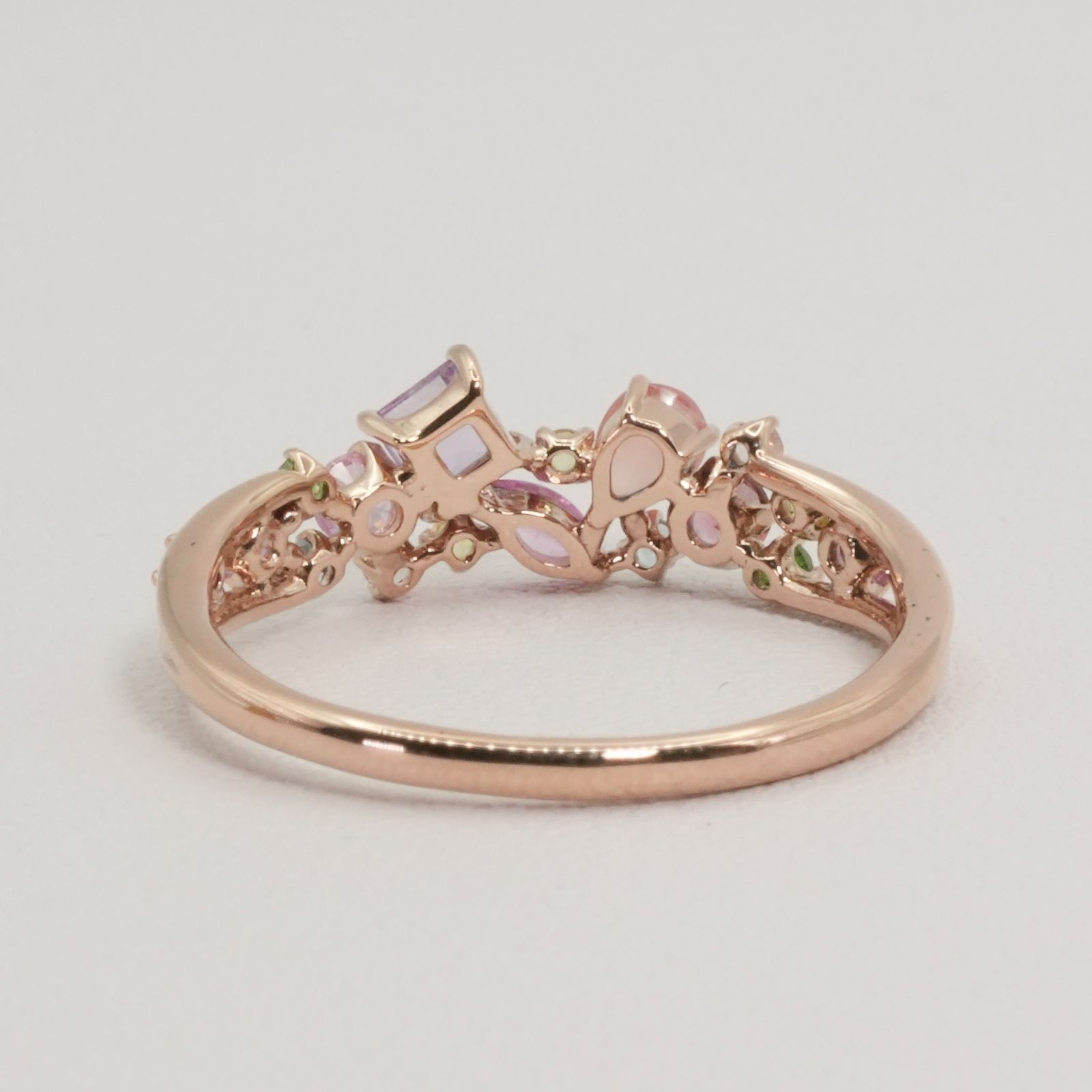 ビズー サクラ コフレ リング マルチカラージュエル K18/25-1822S