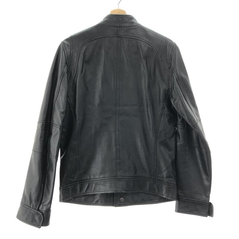 中古】DOLCE＆GABBANA レザージャケット 46 ブラック ドルチェ