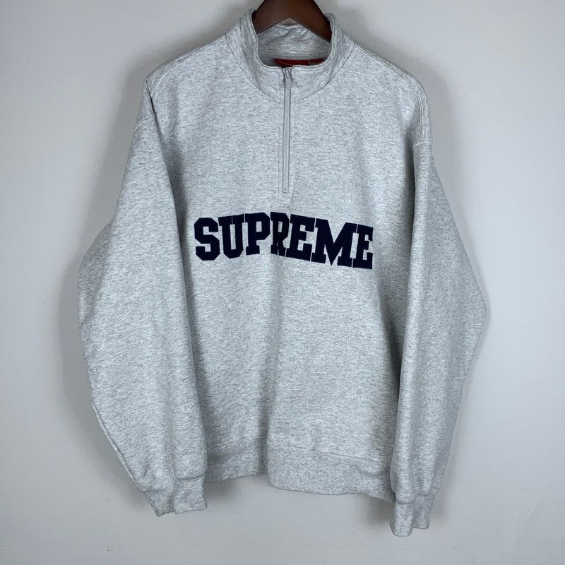中古品】Supreme シュプリーム 24AW COLLEGIATE HALF ZIP PULLOVER