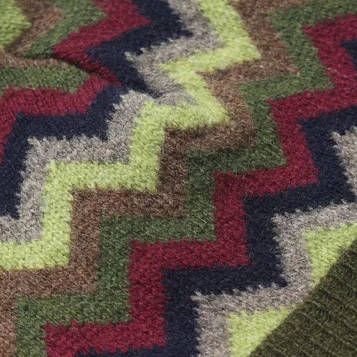 STUSSY Green Pattern Beanie