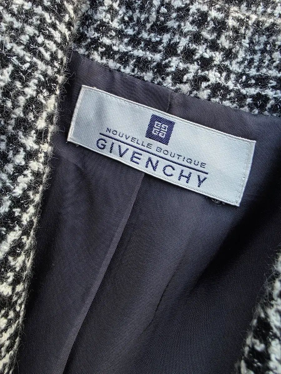  ジバンシィ ブークレ ツイード コート ロングコート ジャケット アウター