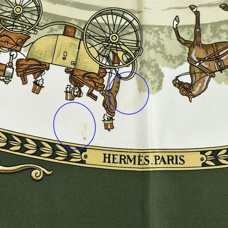 エルメス HERMES スカーフ カレ90 LA PROMENADE DE LONGCHAMPS