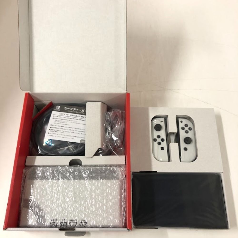 08 w 14693 Nintendo Switch 有機ELモデル ホワイト ニンテンドースイッチ ゲームハード 任天堂 ゲーム機 品