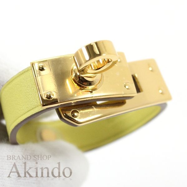 エルメス ケリー グローブホルダー ケリー イエロー ゴールド金具
