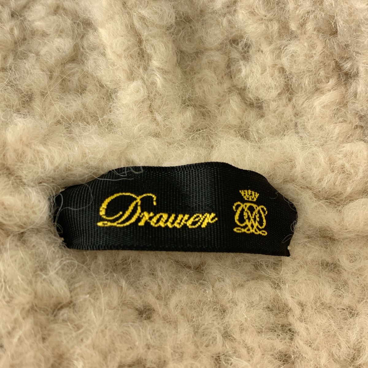 Gミラノ編みフーデッドニットコート