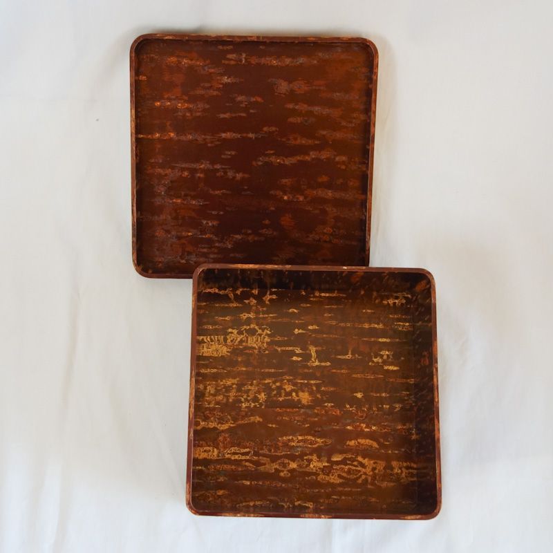 茶櫃　牡丹　　新品未使用 樺細工 茶櫃（ちゃびつ） - メルカリ