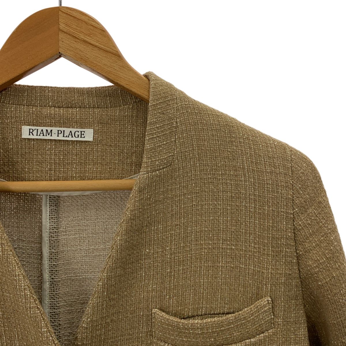 RIAM Plage ツイードダブルジャケット 36 Plage / プラージュ | 【R'IAM】ツィードダブル ジャケット | 36