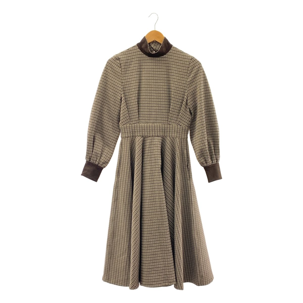 美品】 foufou / フーフー | 2020AW | checked one piece chidori