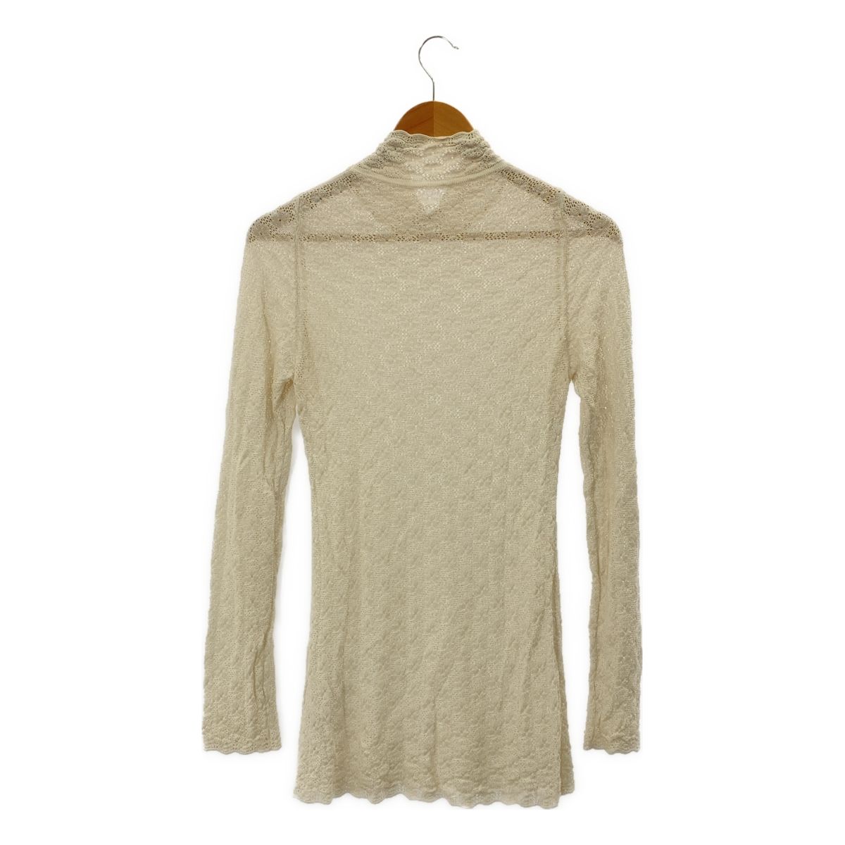 Mame Kurogouchi / マメクロゴウチ | Knitted Lace Top レース