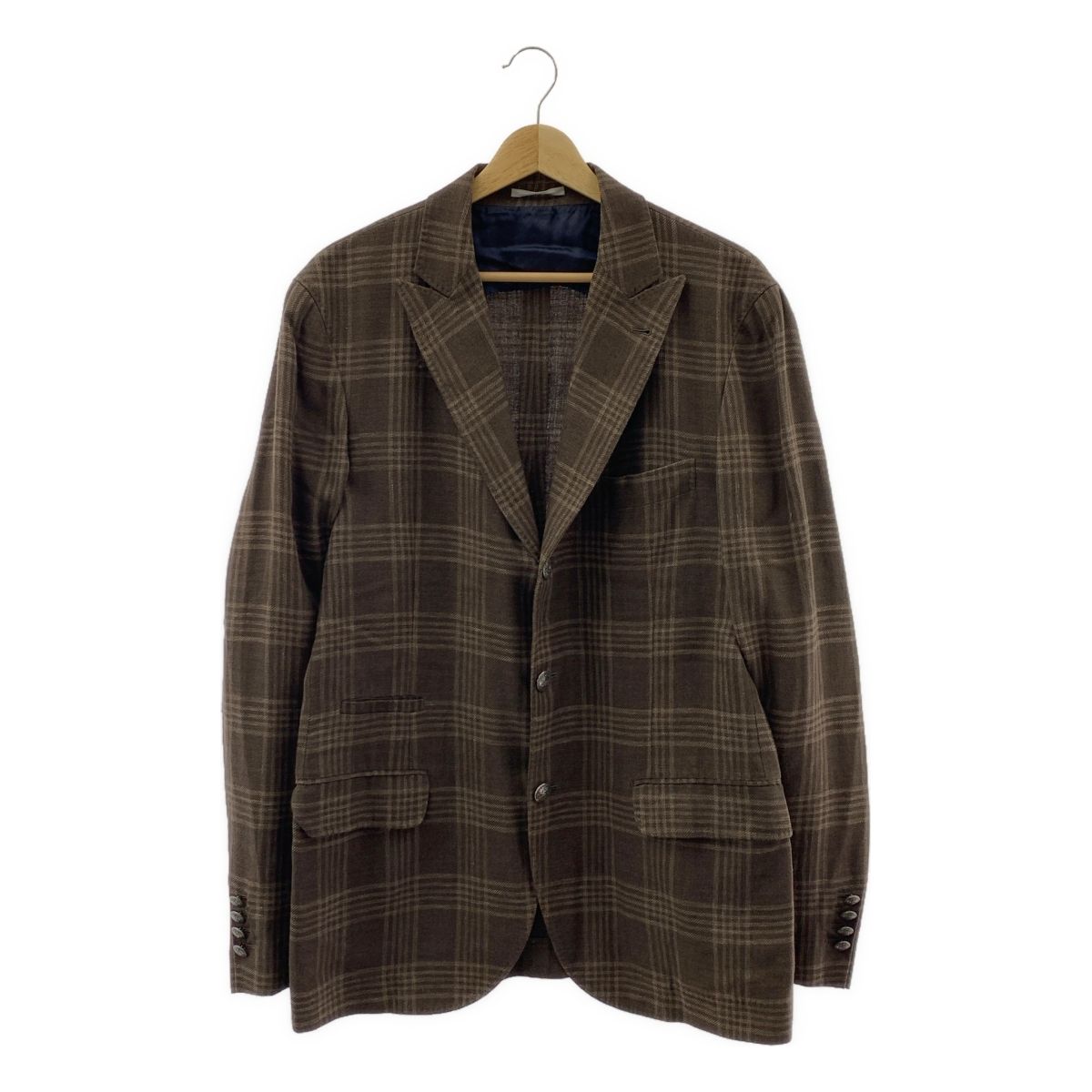 BRUNELLO CUCINELLI / ブルネロクチネリ | チェック シングルブレスト 