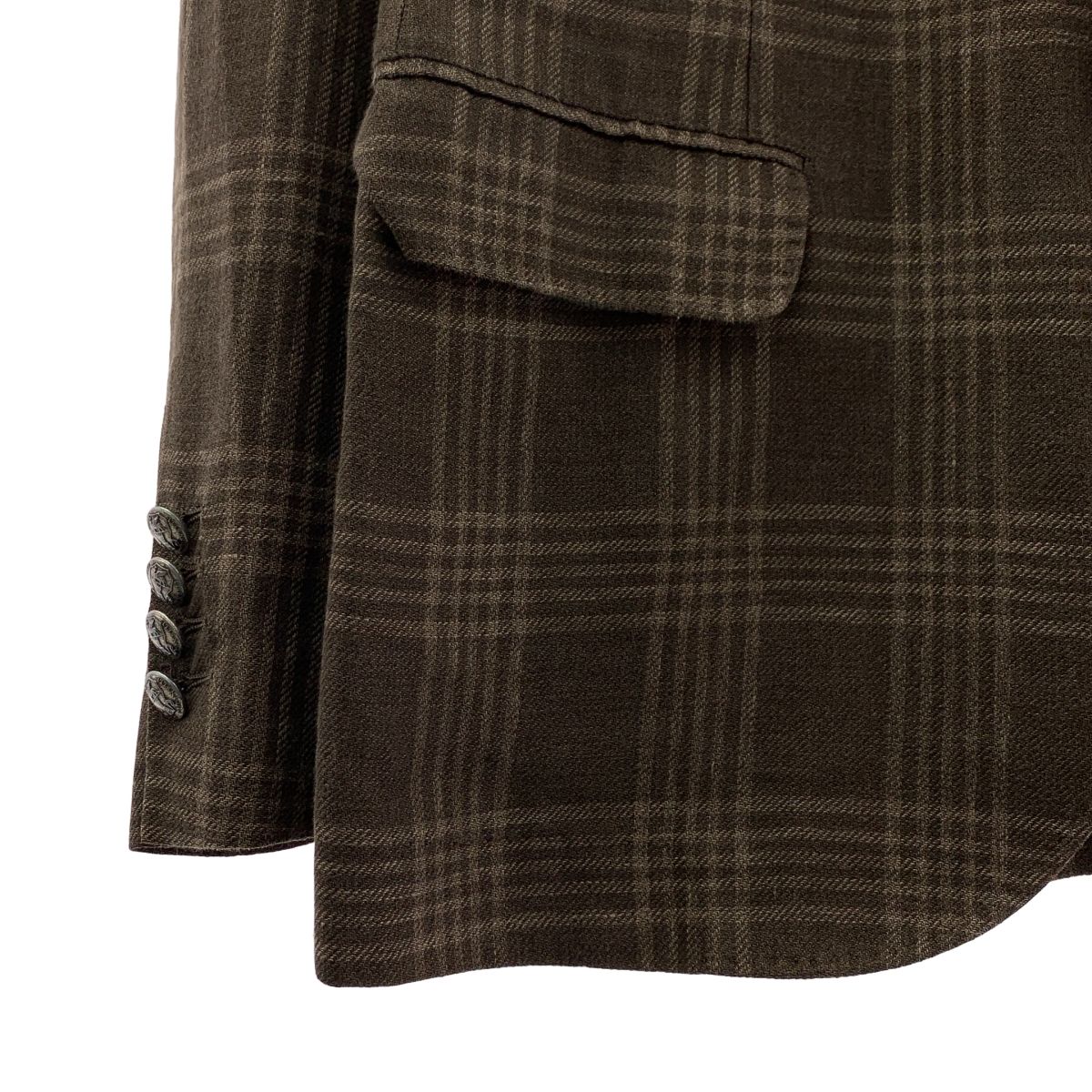 BRUNELLO CUCINELLI / ブルネロクチネリ | チェック シングルブレスト