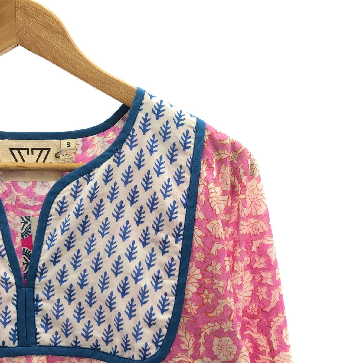 美品】 SZ Blockprints / エスゼットブロックプリント | 総柄 ギャザー