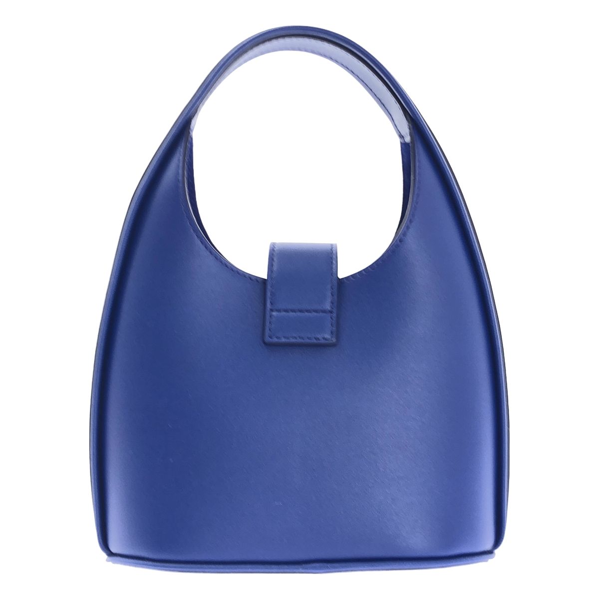 フェラガモ S.HOBO MINI 2 way ホーボー ガンチーニ レザー ショルダーバッグ ブルー シルバー レディース