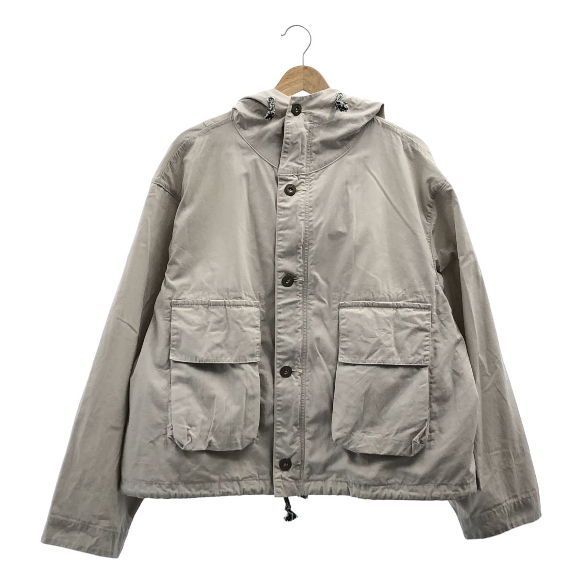 45 r フォーティファイブアール コットン デッキパーカー 2 ベージュ レディース