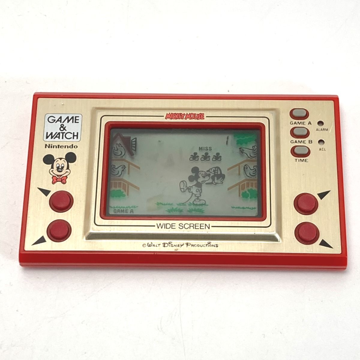 GW【任天堂ゲームウォッチ ワイドスクリーン ミッキーマウス】 任天堂 ゲーム&ウォッチ ミッキーマウス MC-25 ワイドスクリーン 動作