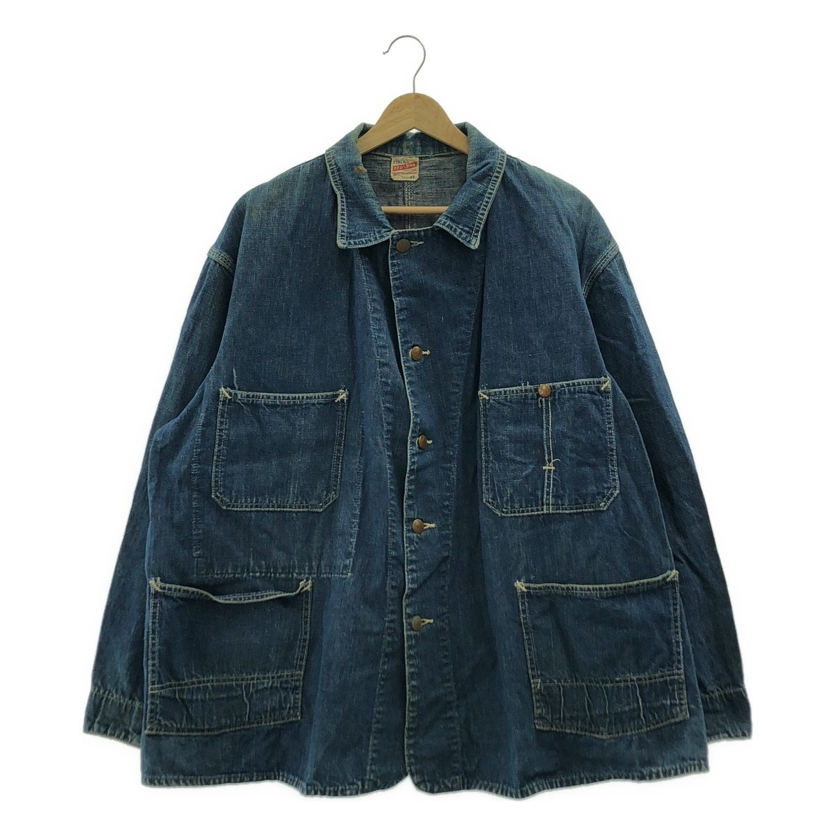 VINTAGE ヴィンテージ古着 FINCKS フィンクス デニムジャケット 48 インディゴ メンズ