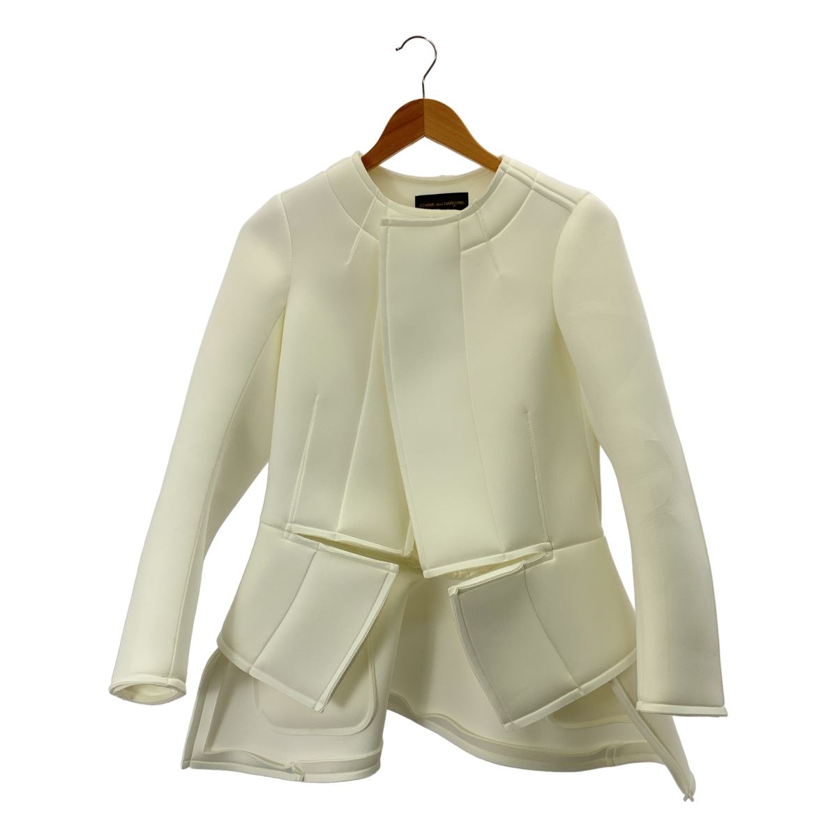COMME des GARCONS コムデギャルソン 2020 AW ノー カットオフ ボリュームジャケット XS ホワイト レディース