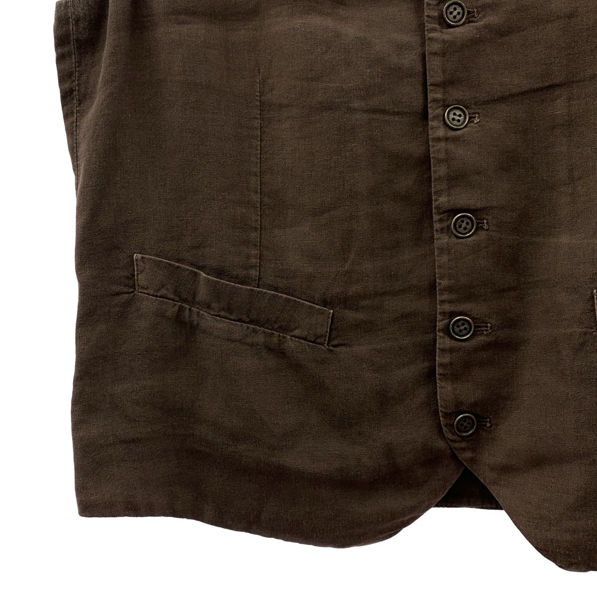 BRUNELLO CUCINELLI / ブルネロクチネリ | バックアジャスター ジレ 