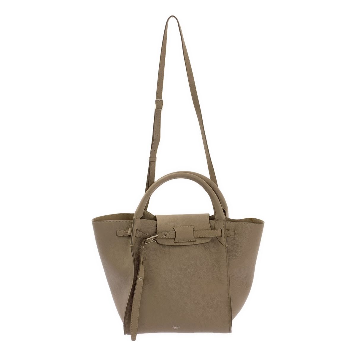 CELINE セリーヌ ビッグバッグ スモール 2 WAY ショルダーバッグ 183313 グレージュ レディース