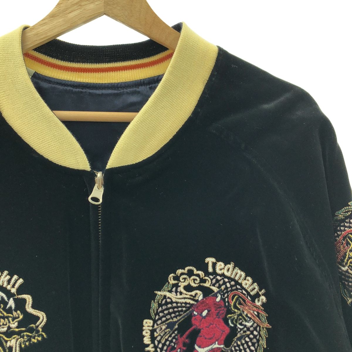 美品】 TEDMAN / テッドマン | リバーシブル ベロア × サテン エン