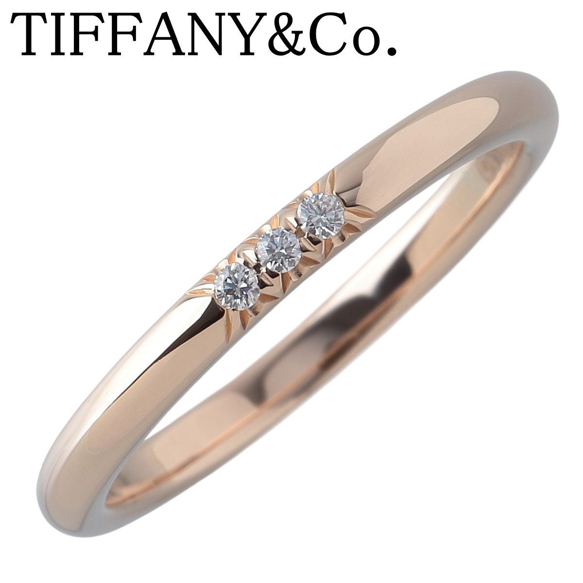 ティファニー ダイヤ リング クラシック バンド フォーエバー 3PD 10号