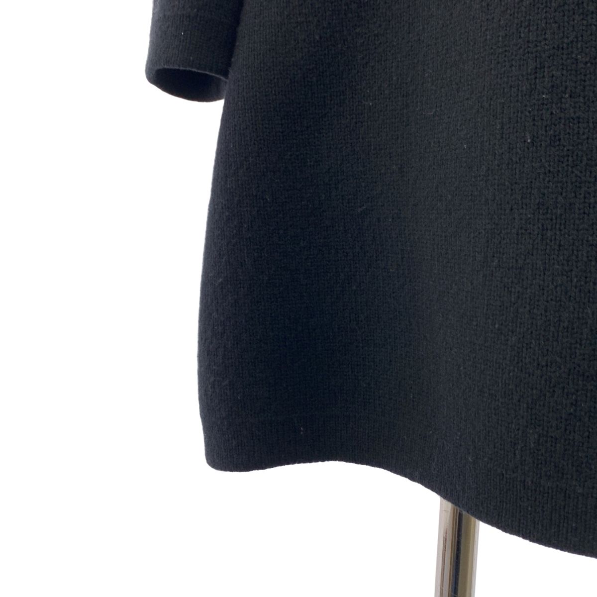 HERMES / エルメス | カシミヤ混 メドール スタッズ コート | 36