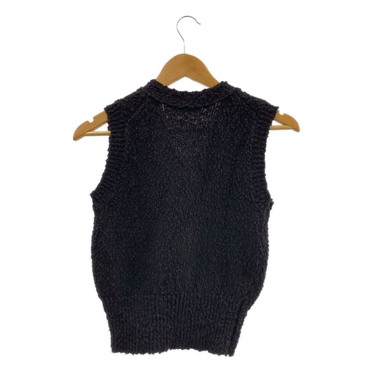 美品】 NKNIT / ンニット | 2024SS | mini V-neck KNIT vest ミニ V