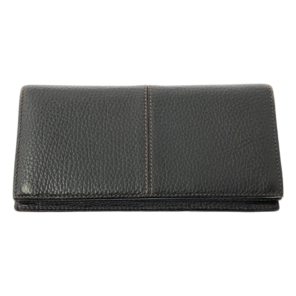 Cartier / カルティエ | レザー サイドステッチ ロングウォレット 長