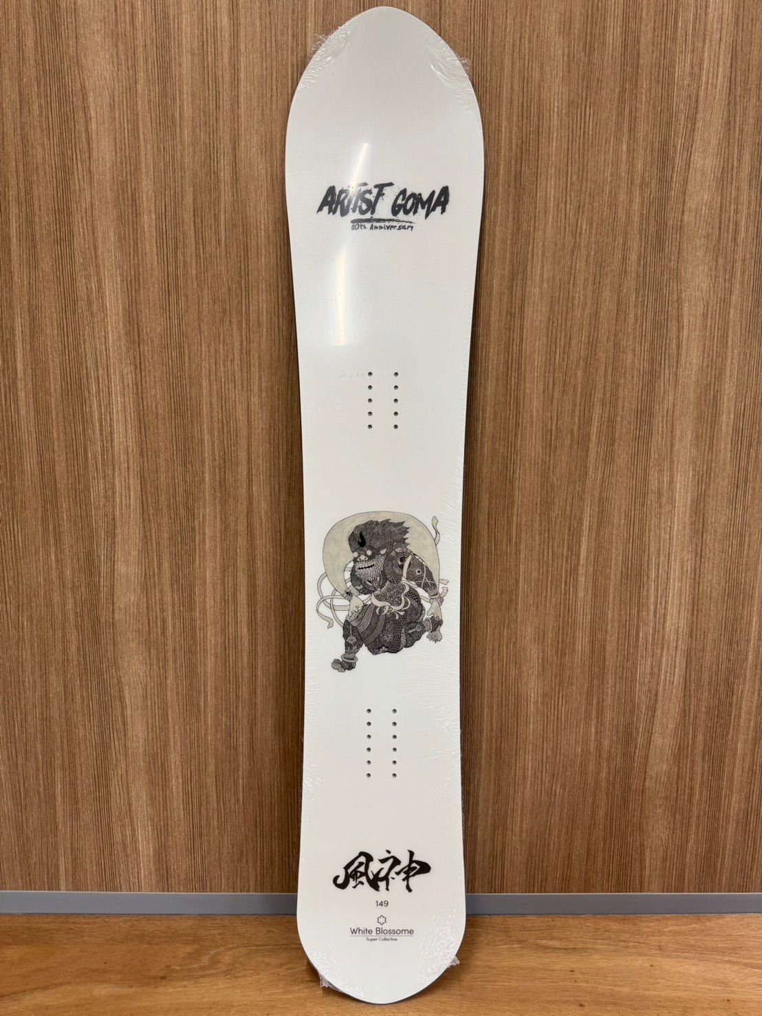 Foumarts 認定 ボード アーティストGOMAコラボ Whiteblossome Fuujin 149 cm ホワイトブロッサム フウジン